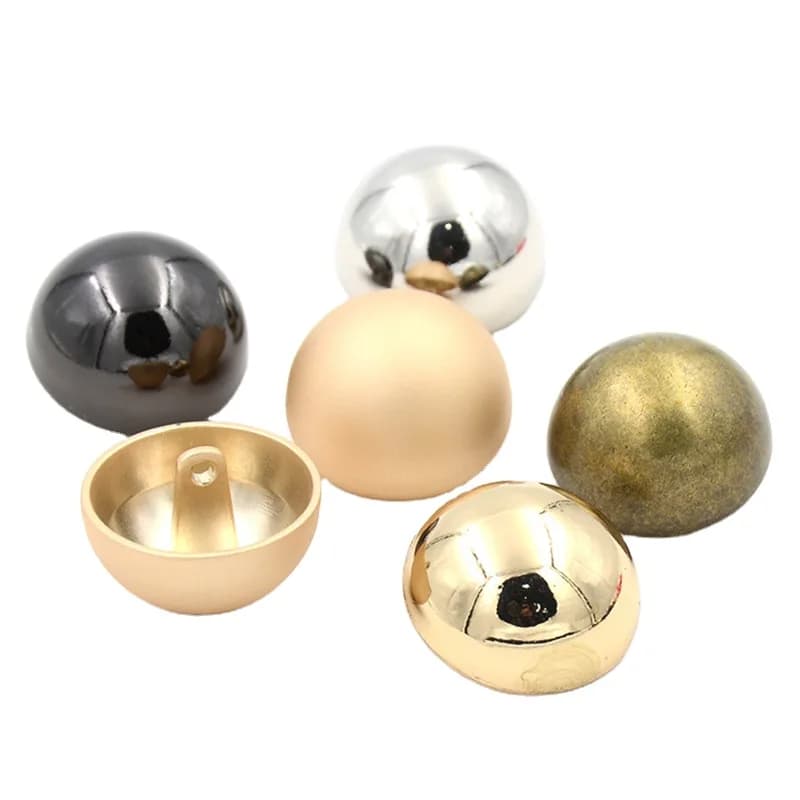Decorative Brass Color Solid Brass Round Ball Pull Handle Knob With Single, front view