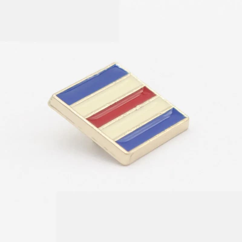 Clothing Tag Accessories Custom Brand Logo Engraved Sewing Bag Garment Metal Labels Small Letter Metal Label - view 1