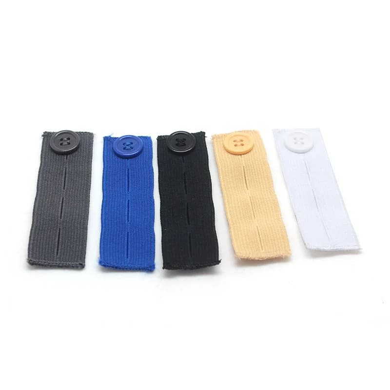 16L Unisex Elastic Waist Extenders Assorted Colors Strong Adjustable Fit for, front view