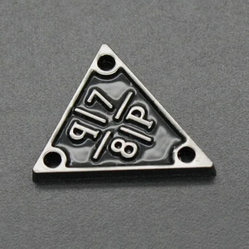 Badge Custom Handbag logo Bags Metal Factory for Clothing - view 1