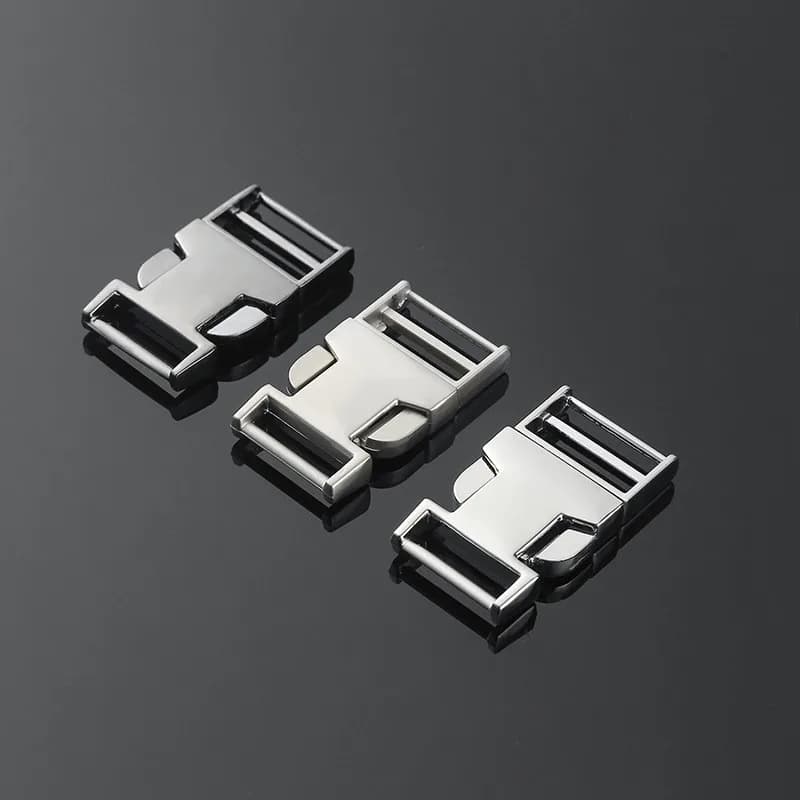 20mm Inner Size Ready to Ship Custom Handbag Part Backpack Buckles Metal Zinc, front view