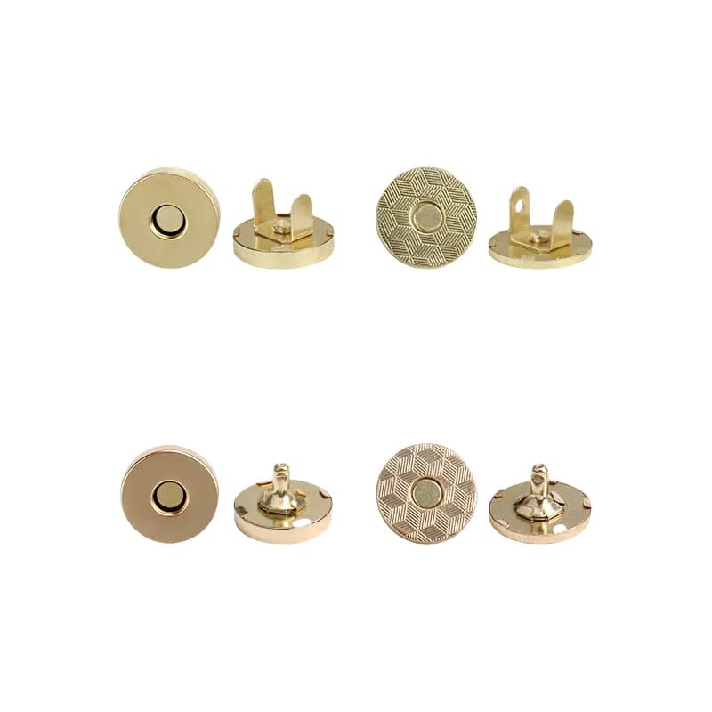 Custom Fancy Metal Sewing Snap Crafting Fasteners Press Buttons Flatback Round, front view