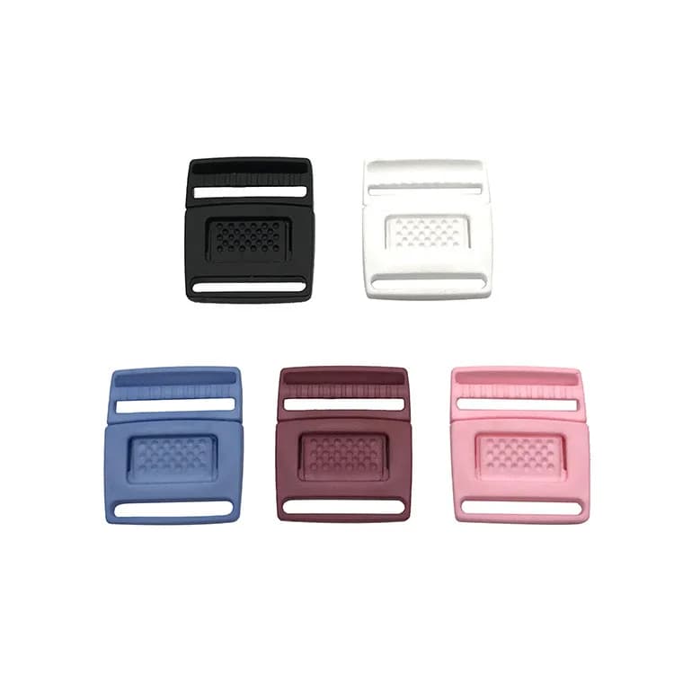 Plastic Quick Release Buckles 25mm Side Release Buckle for Waist Bag Backpack, front view