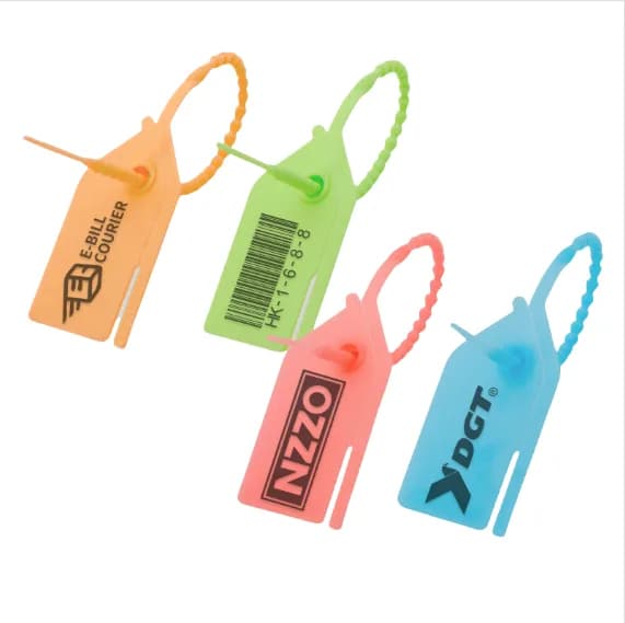 Tamper Proof Plastic Security Seals - Pull up Type 210MM Length, front view