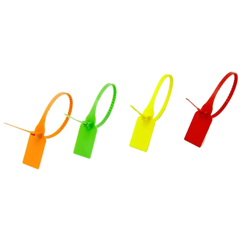 335mm 13.19inch Security Plastic Seal Custom Logo Disposable Tamper Proof for, front view