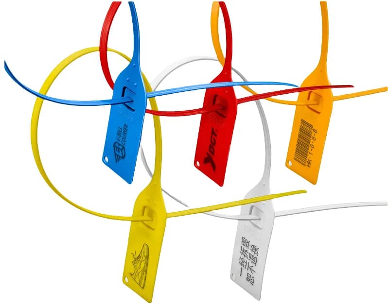 530mm Plastic Container Security Seal Cable Tie Pull Tight Plastic Lock for, front view