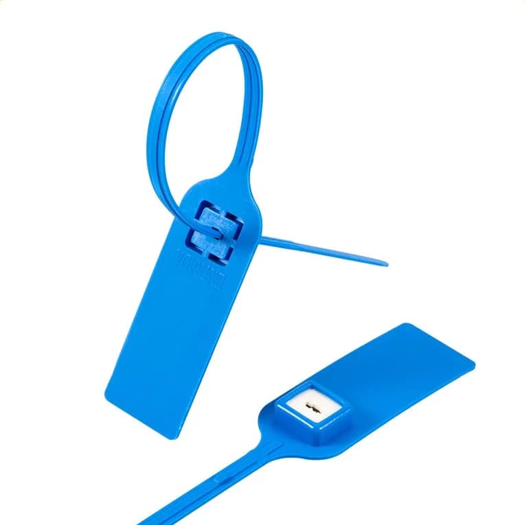 17.72inch 450mm Custom Plastic Seal Tags PP Material Security Padlock Seals, front view