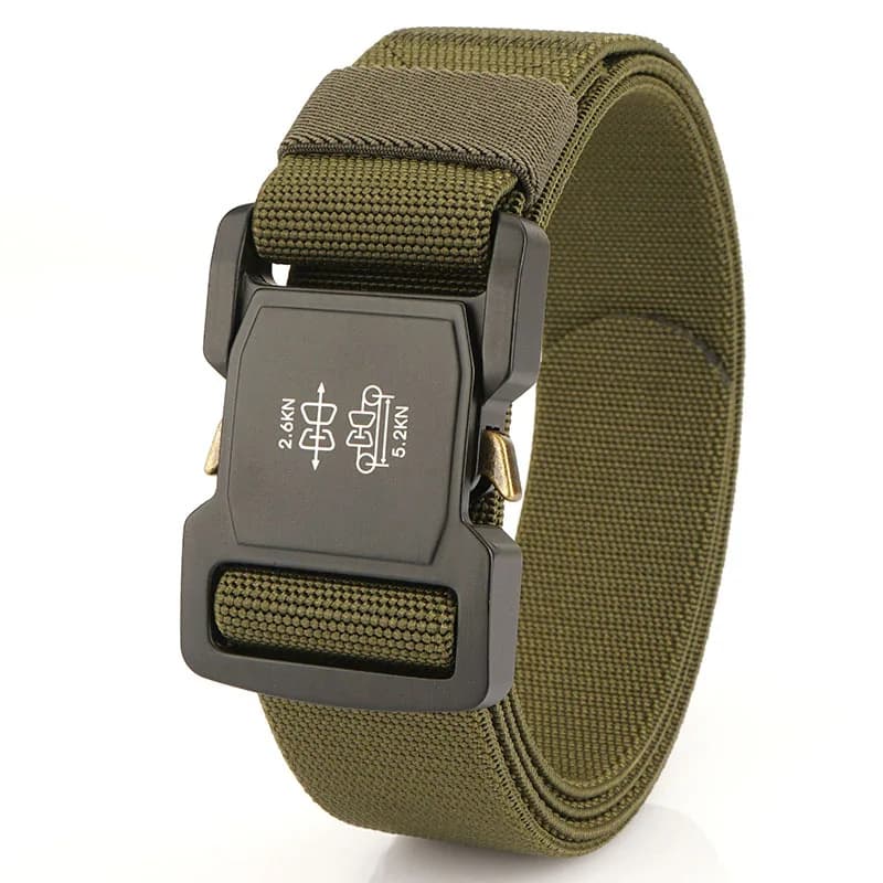 New Design Adventure Daily Commuting Belt for Man Nylon Elastic and Adjustable, front view