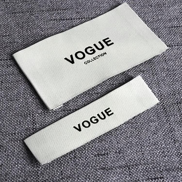Customized Made Fabric Tag Woven Labels With Brand Logo Hang Tag - view 1