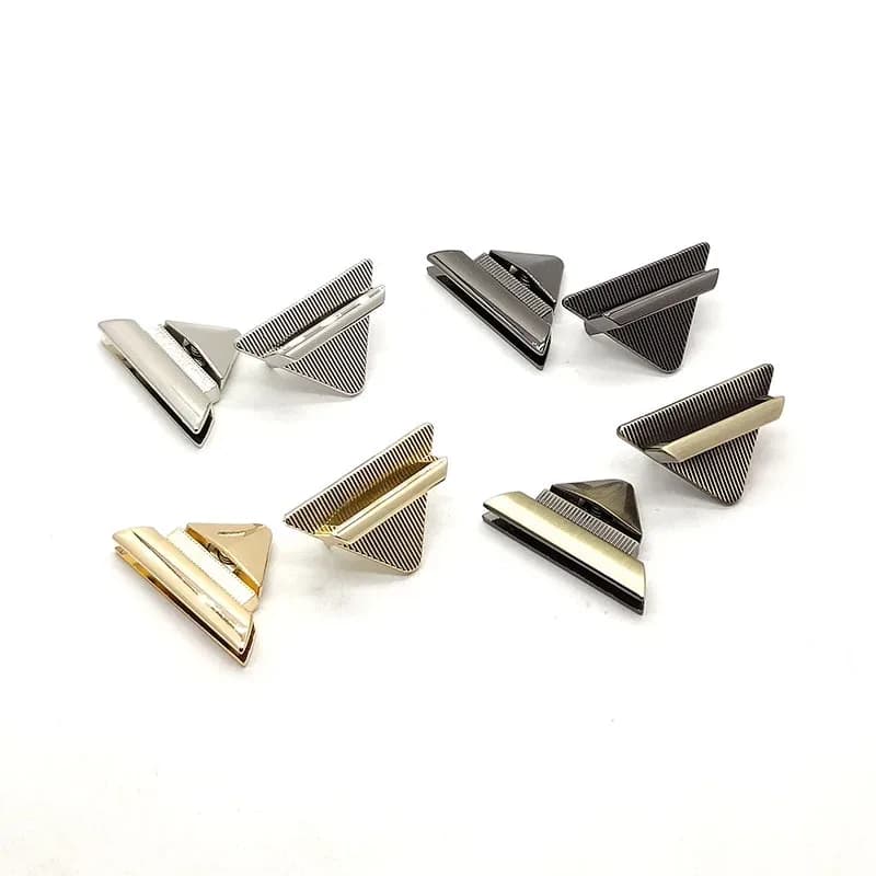 High Quality Custom Alloy Handbag Push Lock Metal Turn Twist Lock for Women Bag - view 1
