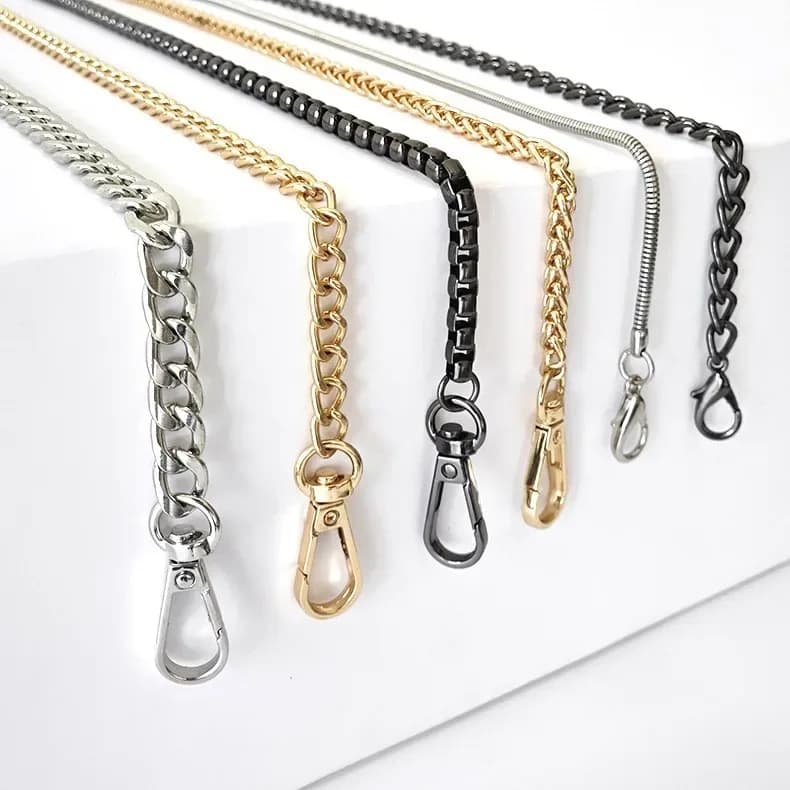 Spot Wholesale Luggage Hardware Accessories Chain Bag Chain Hyuna DIY Braided Shoulder Strap Metal Chain - view 1
