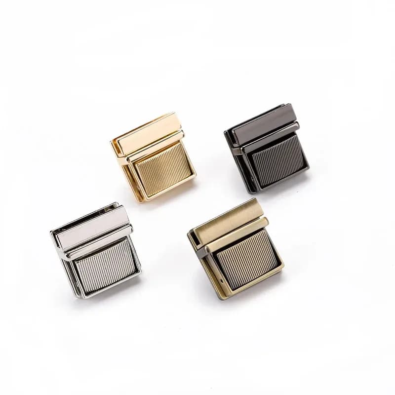 Handbag Accessories DIY Bag Buckle Metal Side Clip Buckle for Connector Bag Strap - view 1