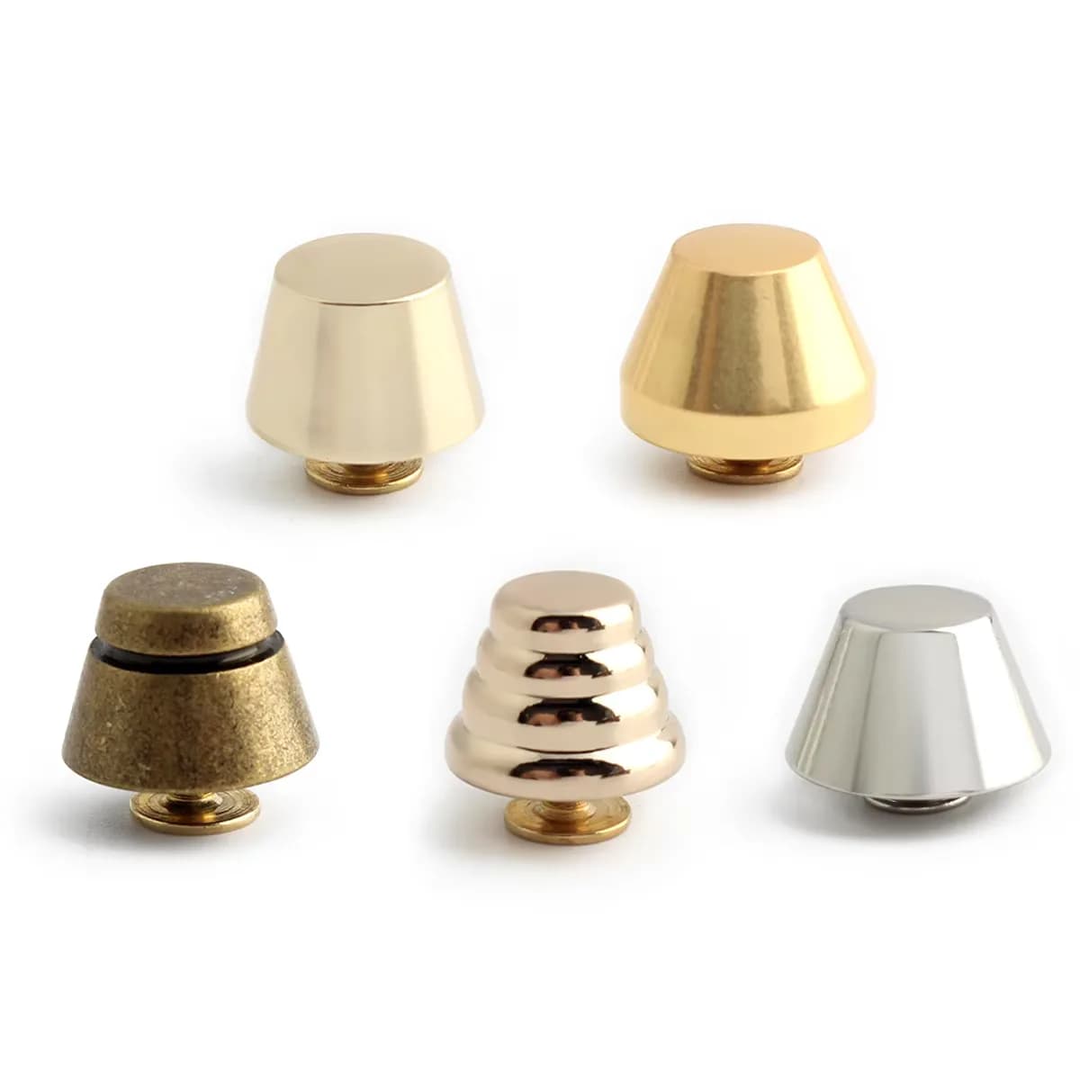Brass Handbag Button Rivet Multi Sizes/colors/Design Decoration Rivet for Bags, front view