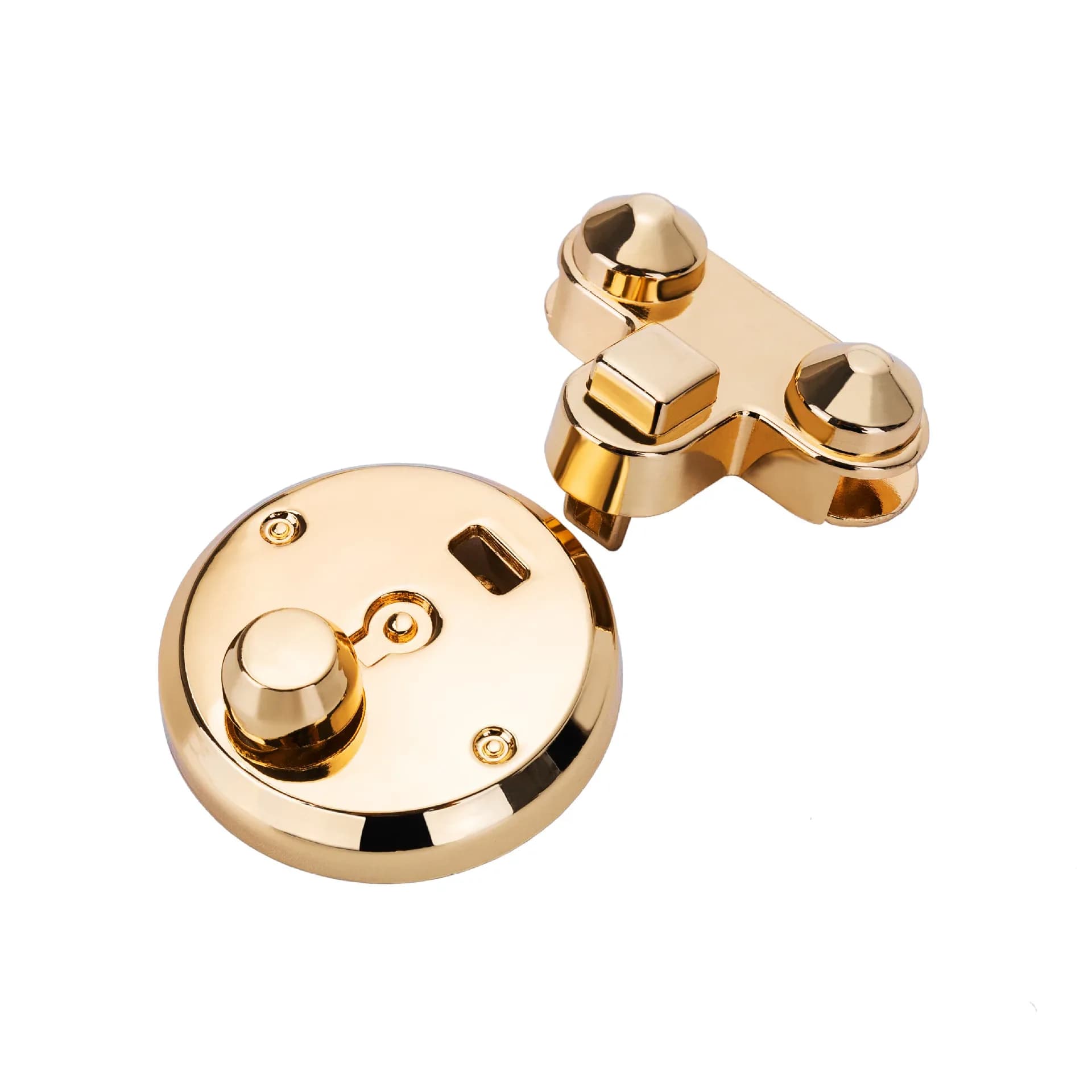 Custom Metal Round Clasp Turn Lock Twist Lock DIY Handmade Bag Accessories Purse Handbag Hardware - view 1