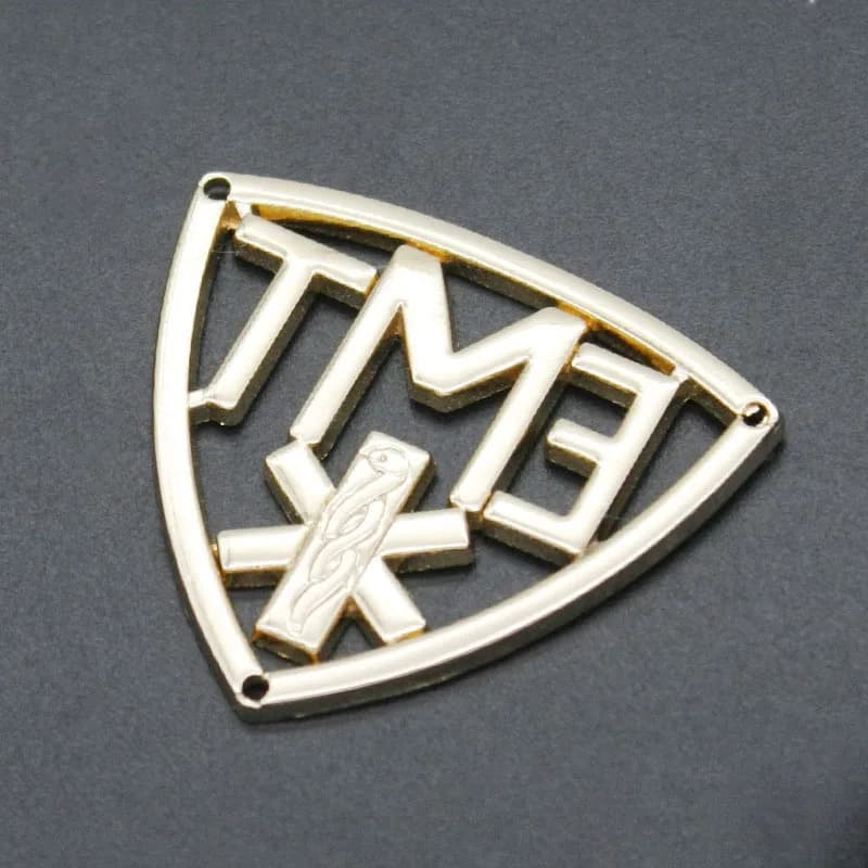 Custom Metal Label Metal logo Label Clothing Hardware for Handbags - view 1