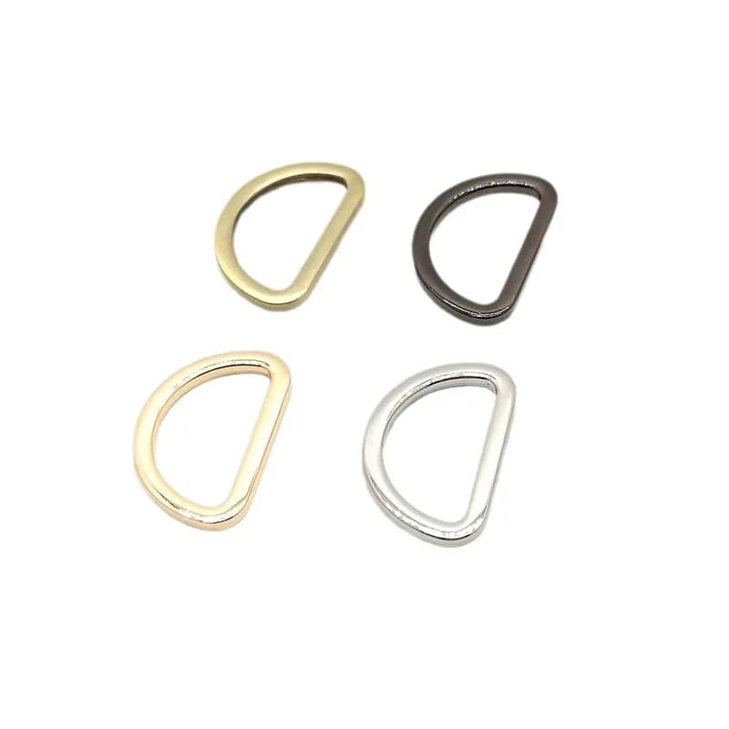 Custom Logo Handbags and Bags D Ring Newest Fashionable Zinc Alloy Metal Logo, front view