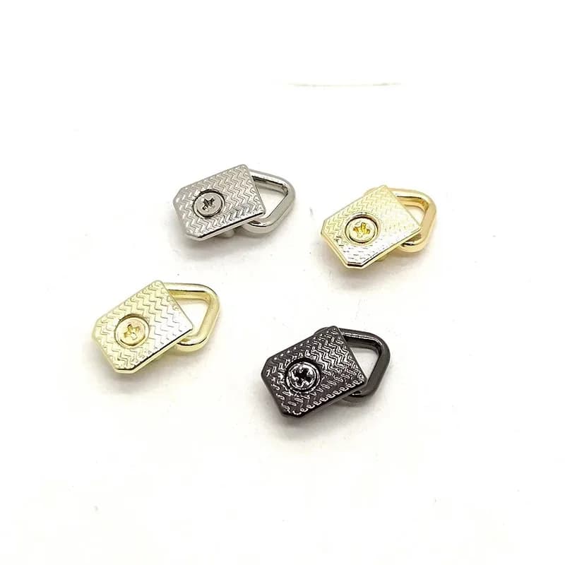 Custom Hardware Accessories Custom Metal Turn Twist Lock Oval Turn Lock for Handbag - view 1