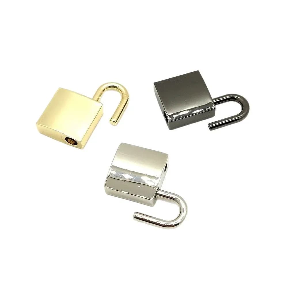 Wholesale Metal Push and Turn Lock Logo Closures Bag Twist Locks Custom Design Press Handbag Lock Hardware for Bags - view 1