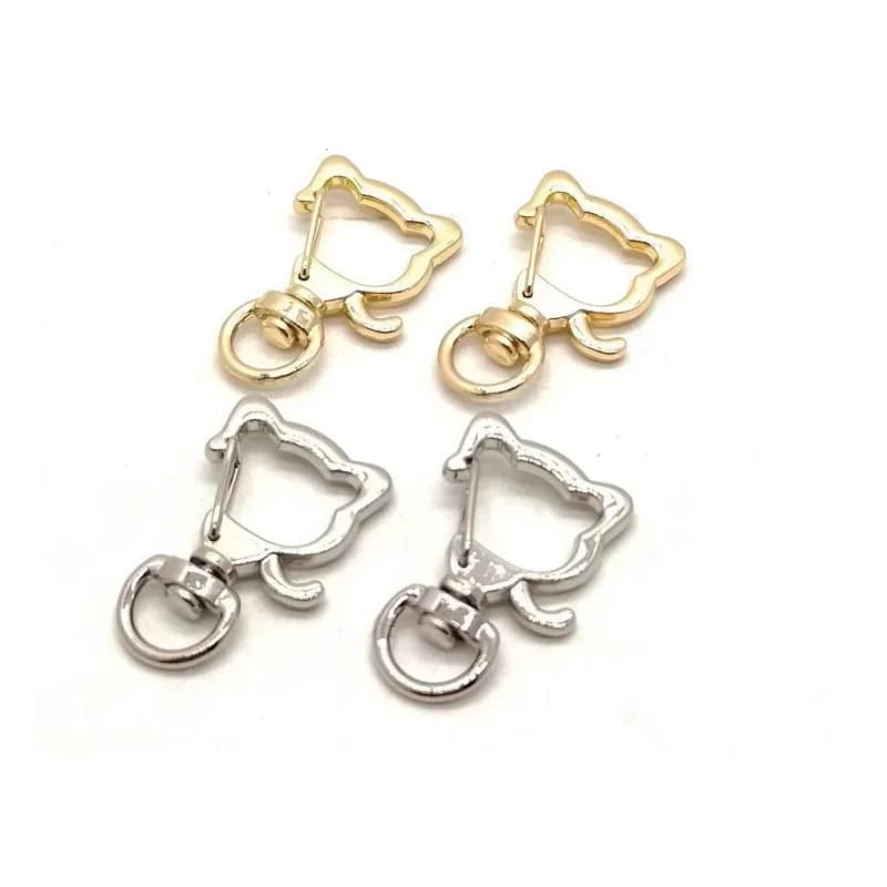 Customized Luggage and Handbag Hardware Accessories Shaped Open Spring Ring Connection Buckle Hook Buckle Open Ring - view 1
