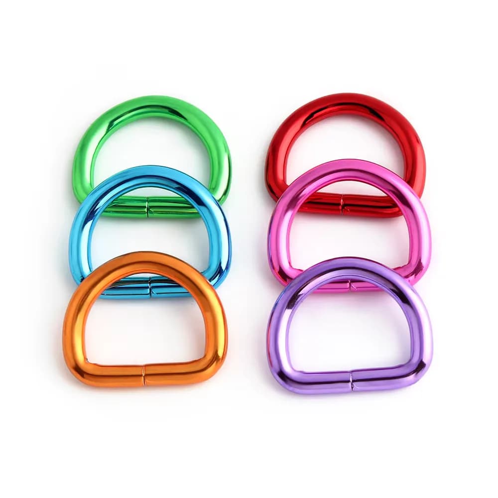 Durable D Ring for Strap Bags Purse Leathercrarft, D-Ring for Belts Dog Leash, front view