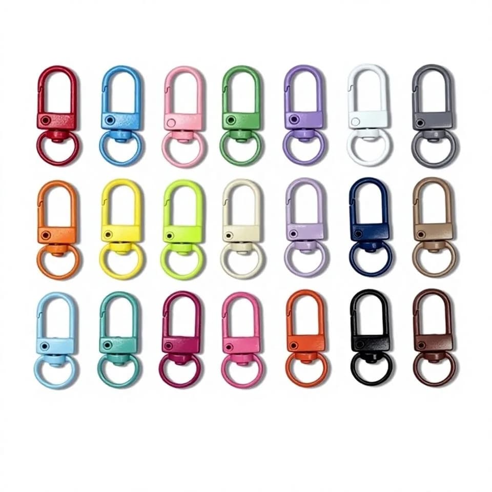 Custom Zinc Alloy Keychains & Spring U Hooks — MANCHAO storefront reference 1